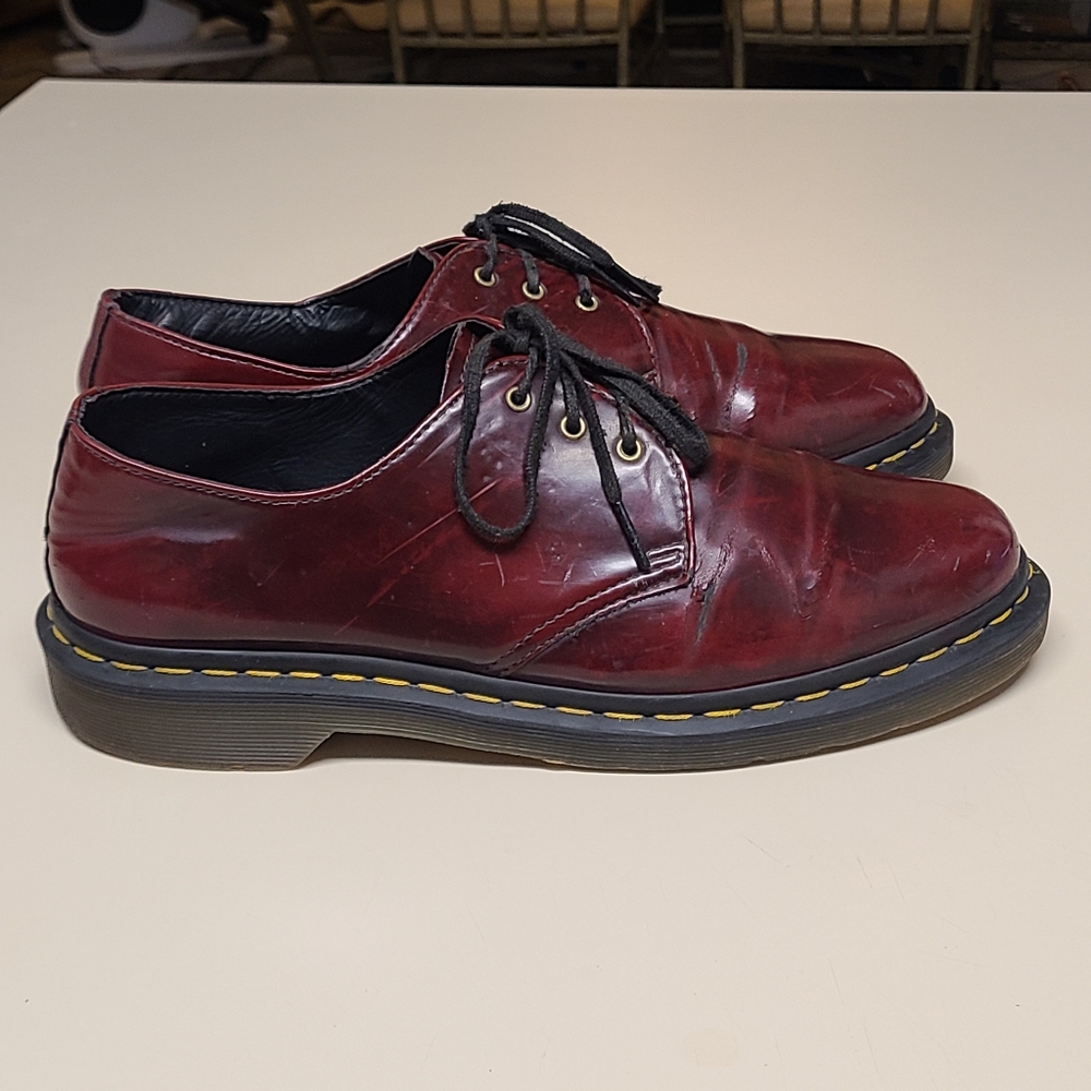 Vintage Dr. Martens 1491 vegan leather oxford casual dress shoes size 10 - Picture 7 of 10